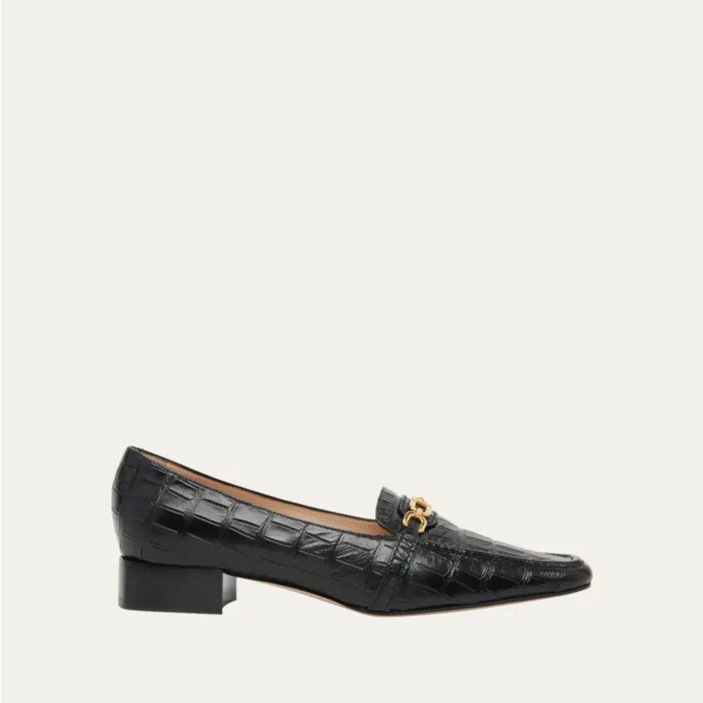Tom Ford Whitney Crocodile-Embossed Leather Loafers Size EU 41/ 10.5 US